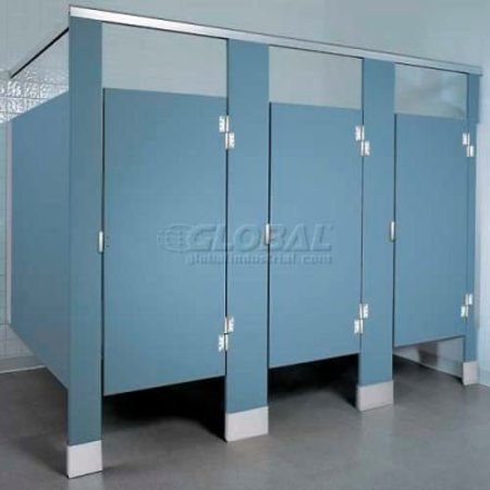 GEC ASI Global Partitions Alcove Hardware Kit One Ear Polymer Partitions- Aluminum Stirrup 40-8447010